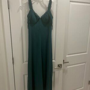 Max and Cleo Sleeveless Green Dress Size 8